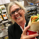 Anne Parks, McDonald’s Director of Menu Management, testing the Asian Crispy McWrap in McDonald’s test kitchen, July 2014